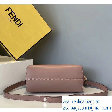 Fendi Leather By The Way Medium Boston Bag Dusty Pink