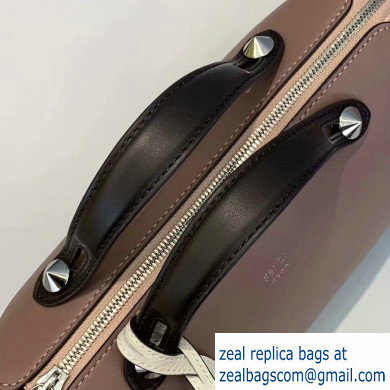 Fendi Leather By The Way Medium Boston Bag Dusty Pink