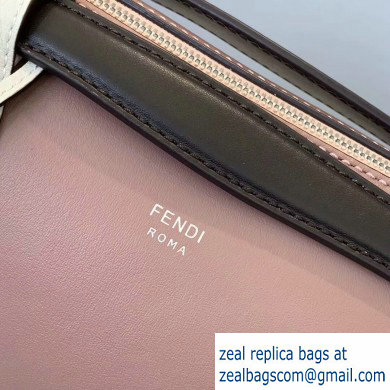 Fendi Leather By The Way Medium Boston Bag Dusty Pink