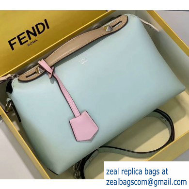 Fendi Leather By The Way Medium Boston Bag Ice Green