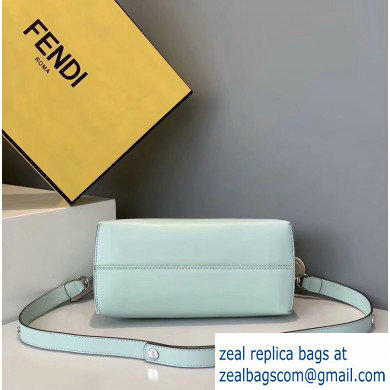 Fendi Leather By The Way Medium Boston Bag Ice Green - Click Image to Close