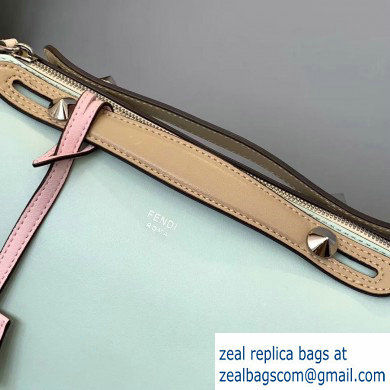 Fendi Leather By The Way Medium Boston Bag Ice Green