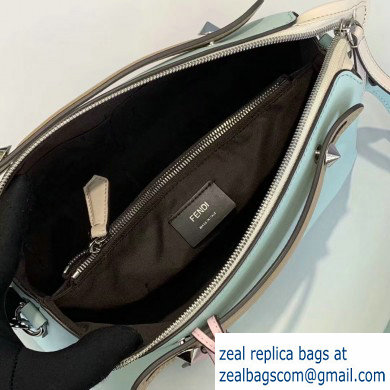 Fendi Leather By The Way Medium Boston Bag Ice Green