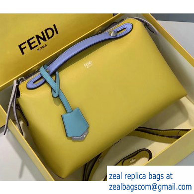 Fendi Leather By The Way Medium Boston Bag Yellow - Click Image to Close