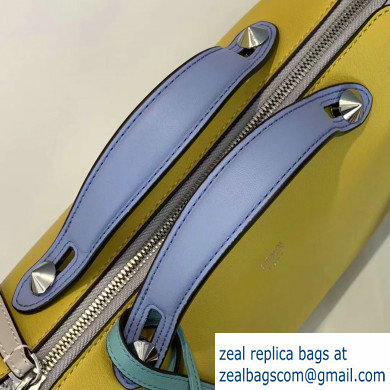 Fendi Leather By The Way Medium Boston Bag Yellow - Click Image to Close