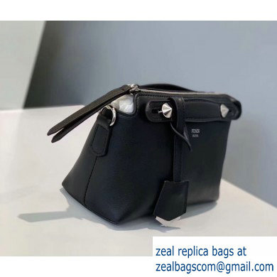 Fendi Leather By The Way Mini Boston Bag Black - Click Image to Close