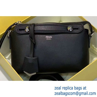 Fendi Leather By The Way Mini Boston Bag Black