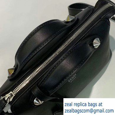 Fendi Leather By The Way Mini Boston Bag Black