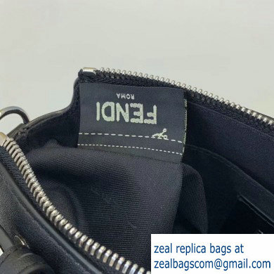 Fendi Leather By The Way Mini Boston Bag Black