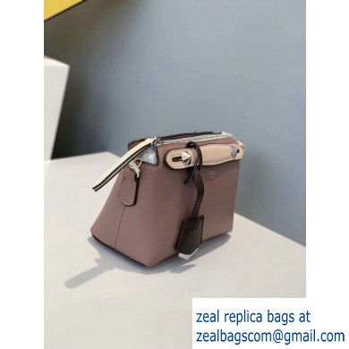 Fendi Leather By The Way Mini Boston Bag Dusty Pink