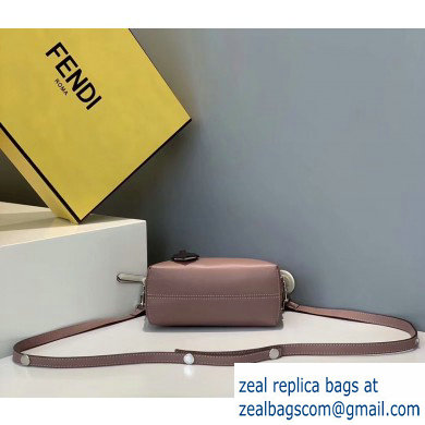 Fendi Leather By The Way Mini Boston Bag Dusty Pink