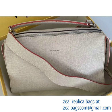 Fendi Leather Lei Selleria Bag Creamy - Click Image to Close