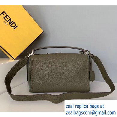 Fendi Leather Lei Selleria Bag Olive Green