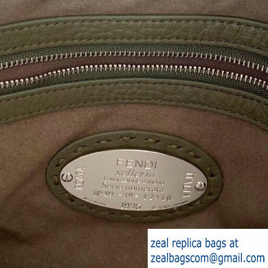Fendi Leather Lei Selleria Bag Olive Green