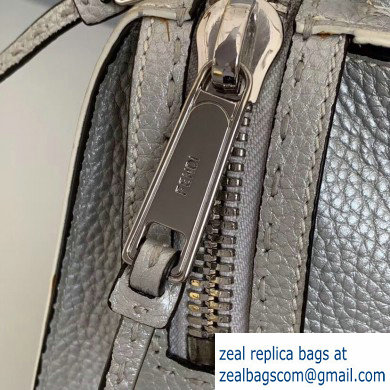 Fendi Leather Lei Selleria Bag Silver - Click Image to Close