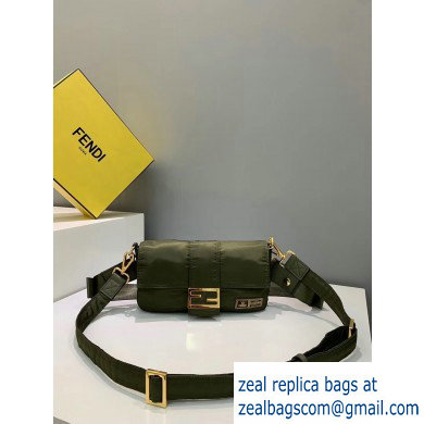 Fendi Porter Nylon Baguette Belt Bag Army Green 2019 - Click Image to Close