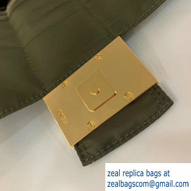 Fendi Porter Nylon Baguette Belt Bag Army Green 2019 - Click Image to Close