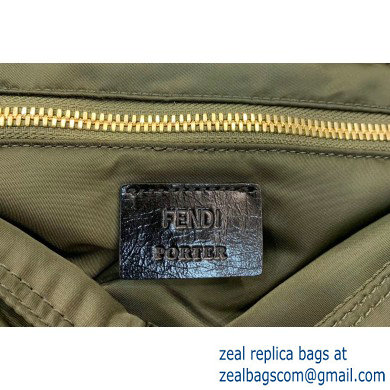 Fendi Porter Nylon Baguette Belt Bag Army Green 2019