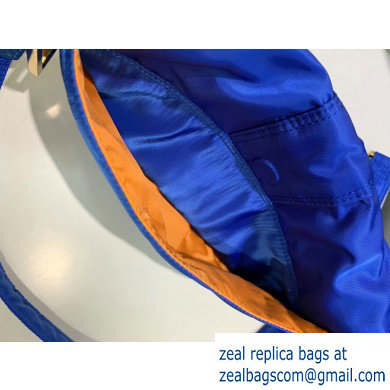 Fendi Porter Nylon Baguette Belt Bag Blue 2019