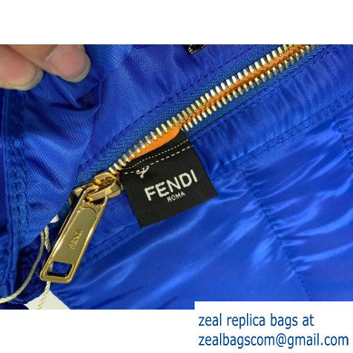 Fendi Porter Nylon Baguette Belt Bag Blue 2019