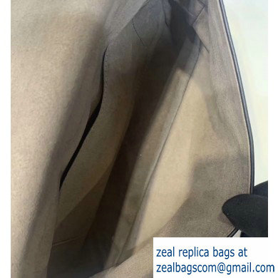 Fendi Stamp Glazed Fabric Medium Double F Bag Black - Click Image to Close