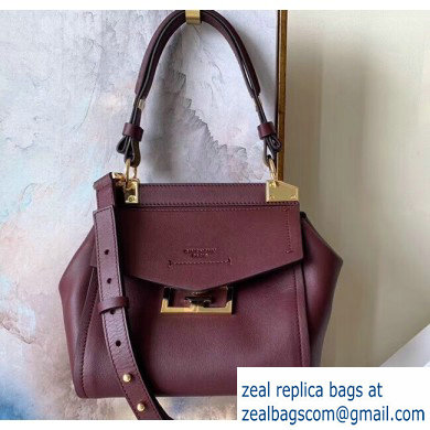 Givenchy Mystic Bag In Soft Leather Burgundy 2019 - Click Image to Close