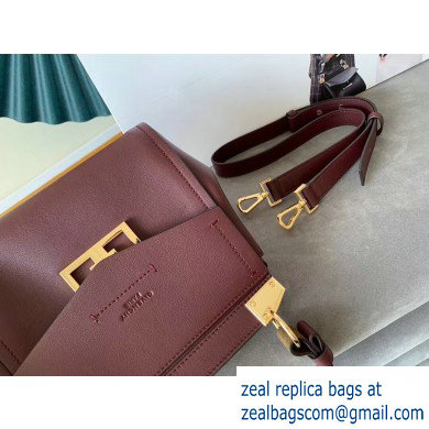 Givenchy Mystic Bag In Soft Leather Burgundy 2019