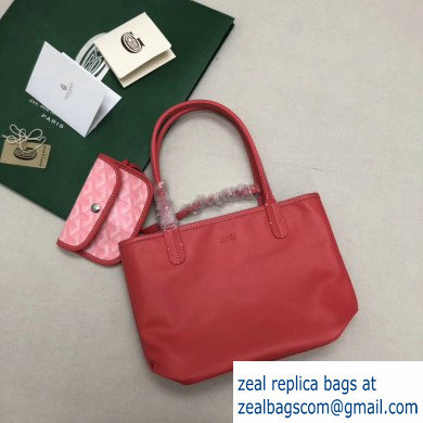 Goyard Anjou Reversible Tote Mini Bag Cherry Pink - Click Image to Close