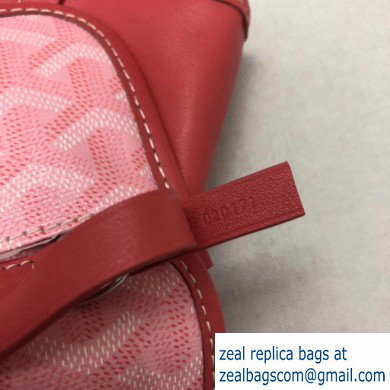 Goyard Anjou Reversible Tote Mini Bag Cherry Pink - Click Image to Close