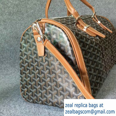 Goyard Croisiere Weekend/Travel Bag Brown - Click Image to Close