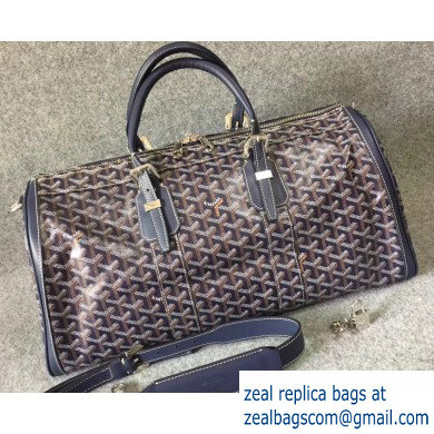 Goyard Croisiere Weekend/Travel Bag Dark Blue