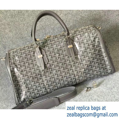 Goyard Croisiere Weekend/Travel Bag Gray - Click Image to Close