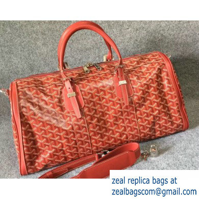 Goyard Croisiere Weekend/Travel Bag Red - Click Image to Close