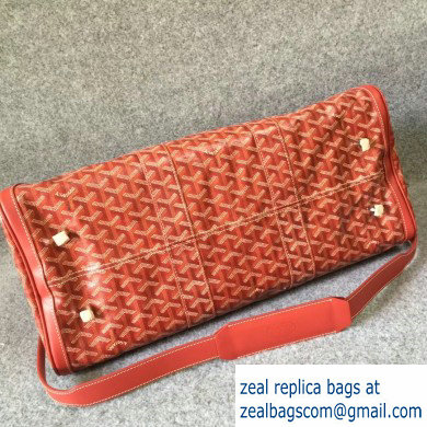 Goyard Croisiere Weekend/Travel Bag Red - Click Image to Close