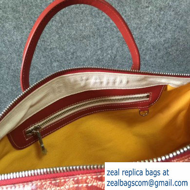 Goyard Croisiere Weekend/Travel Bag Red