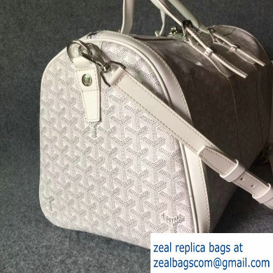 Goyard Croisiere Weekend/Travel Bag White