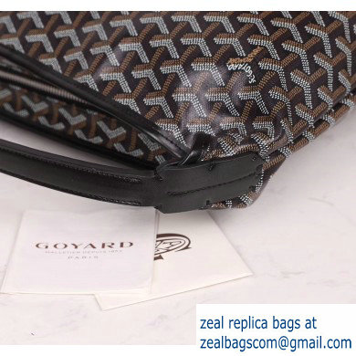 Goyard Fidji Shoulder Hobo Bag Black