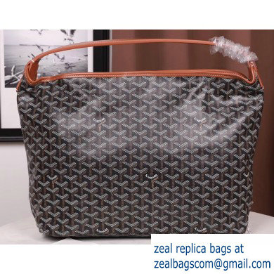 Goyard Fidji Shoulder Hobo Bag Brown