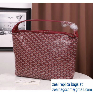 Goyard Fidji Shoulder Hobo Bag Burgundy