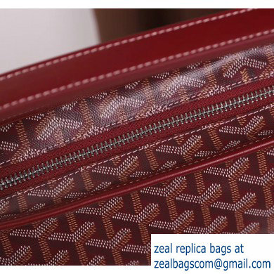 Goyard Fidji Shoulder Hobo Bag Burgundy - Click Image to Close