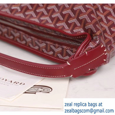 Goyard Fidji Shoulder Hobo Bag Burgundy - Click Image to Close