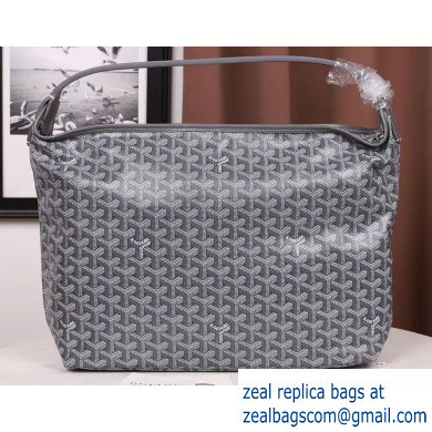 Goyard Fidji Shoulder Hobo Bag Gray