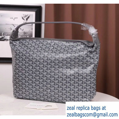 Goyard Fidji Shoulder Hobo Bag Gray