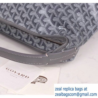 Goyard Fidji Shoulder Hobo Bag Gray