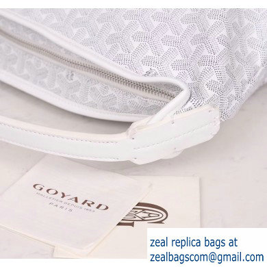 Goyard Fidji Shoulder Hobo Bag White