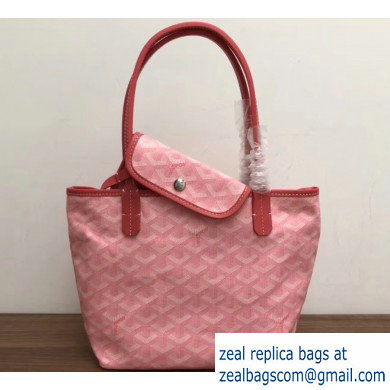 Goyard Saint Louis Tote Mini Bag Cherry Pink - Click Image to Close