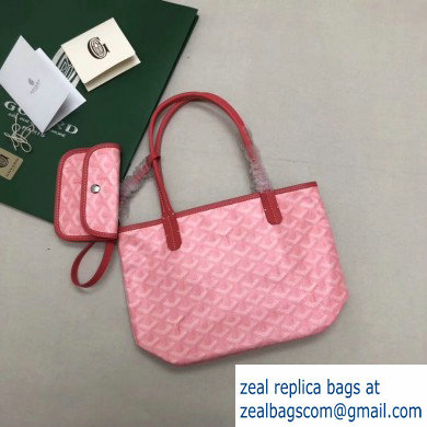 Goyard Saint Louis Tote Mini Bag Cherry Pink