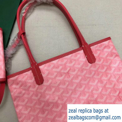 Goyard Saint Louis Tote Mini Bag Cherry Pink - Click Image to Close