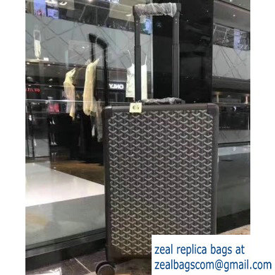 Goyard Trolley Travel Luggage Bag Black