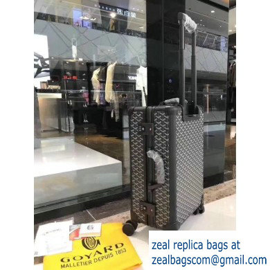 Goyard Trolley Travel Luggage Bag Black